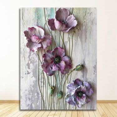 Elegant Scandinavian Flower Canvas Art - InspiredGrabs.com